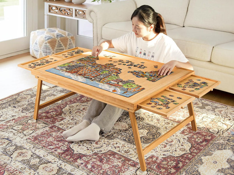 Puzzle Table Craft Board Game Table Jigsaw Game Table