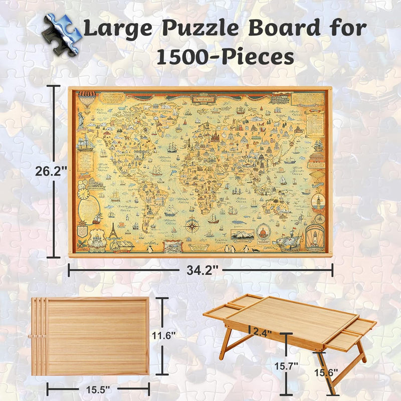 Puzzle Table Craft Board Game Table Jigsaw Game Table