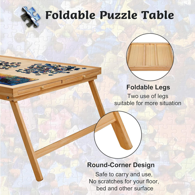 Puzzle Table Craft Board Game Table Jigsaw Game Table