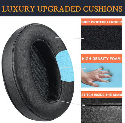 Replacement ear pads cushions fitted on Sennheiser HD 450 headphones