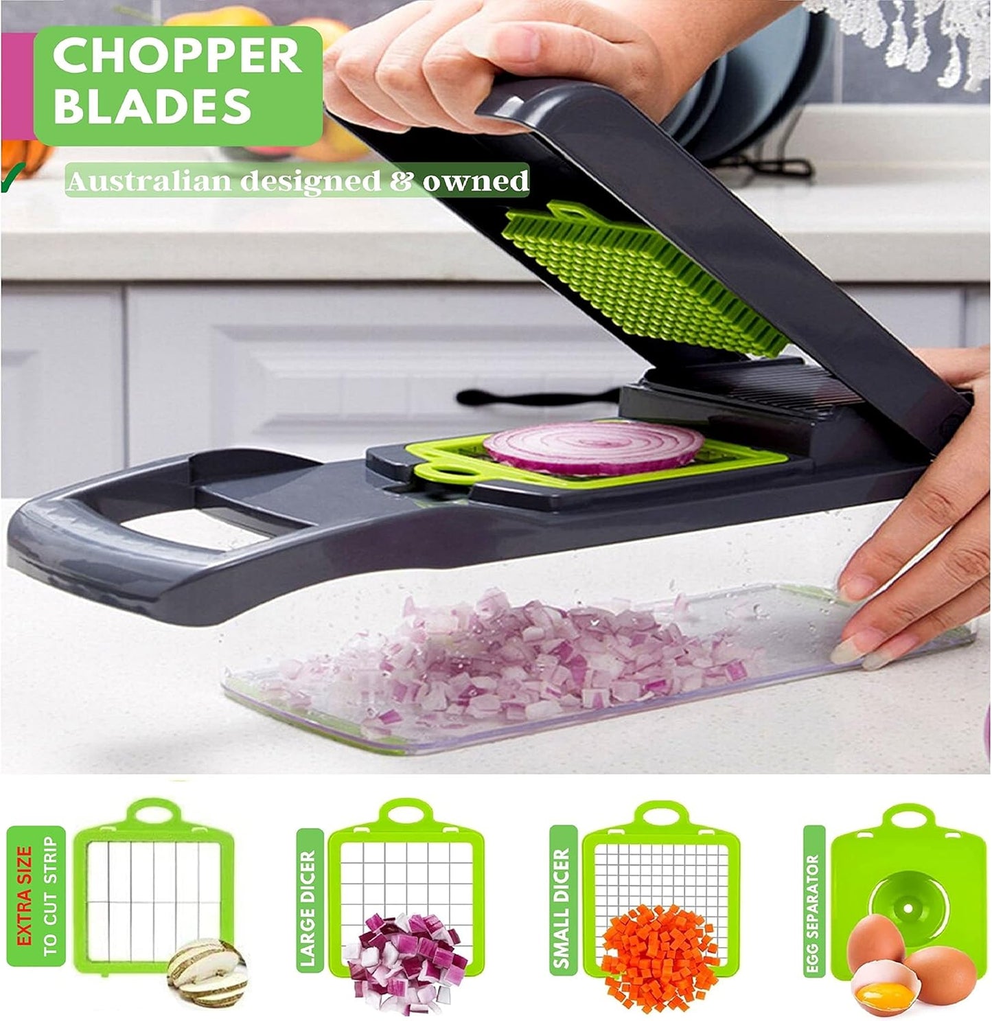 Multifunctional Vegetable Chopper and Slicer