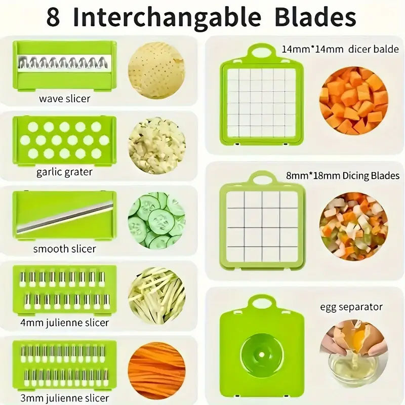 Multifunctional Vegetable Chopper and Slicer