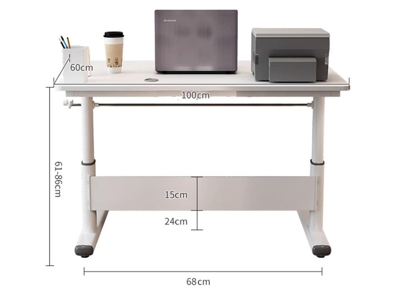 Height adjustable Desk Table