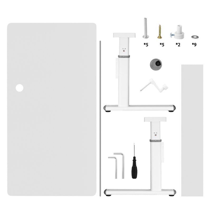 Height adjustable Desk Table