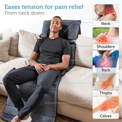 Remote control for massage mattress with easy to use buttons