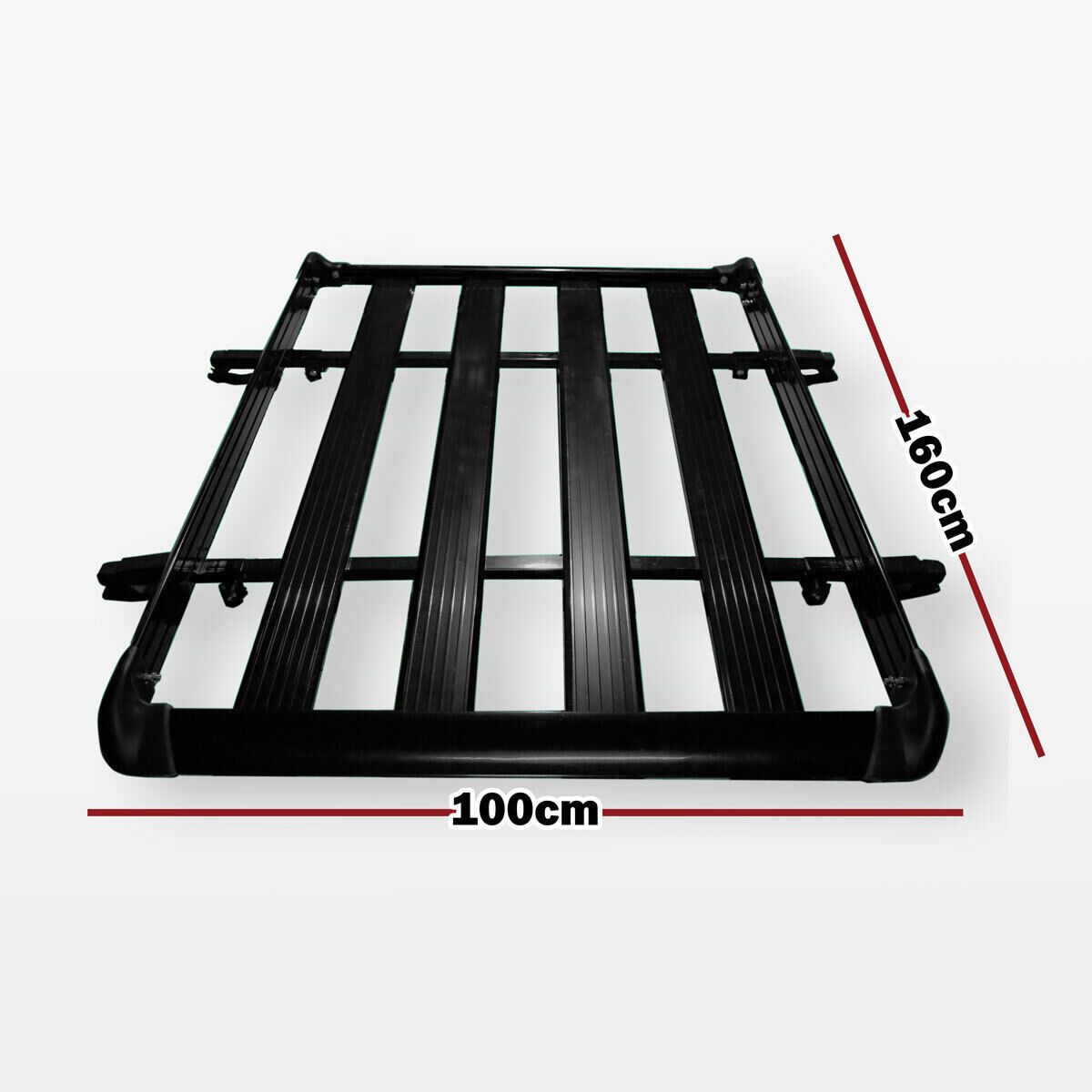 Car top basket rack loaded with luggage for travel