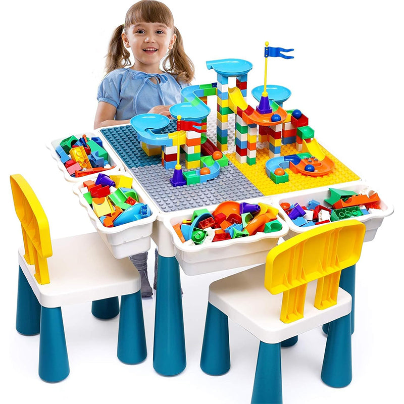 Kids Play Table with 2 Chair Furniture Set