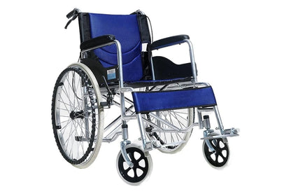 Close up of breathable beehive cushion on folding wheelchair