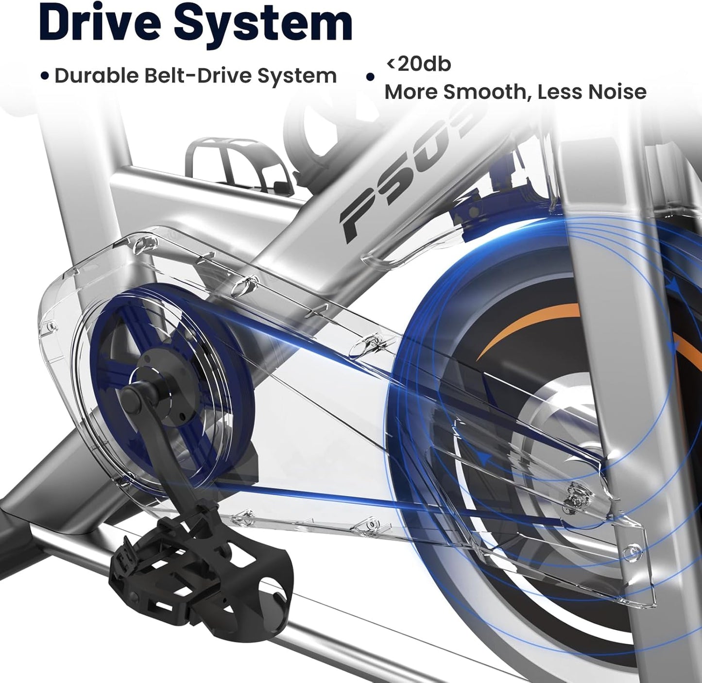 Transport wheels on exercise bike for easy movement
