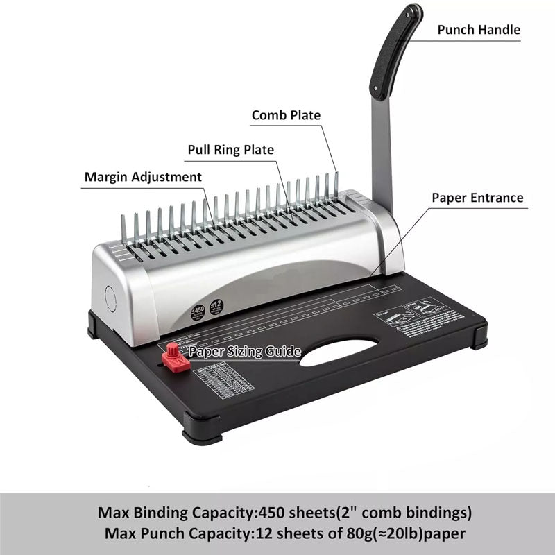 Comb Binding Machine Office Binder