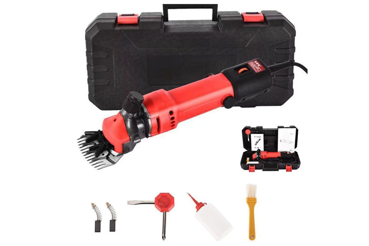 Close up of sheep clipper 850W stainless steel 13 teeth blade