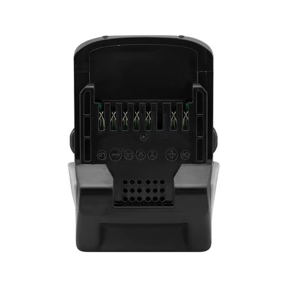 Hitachi 18V 50Ah battery with label details visible