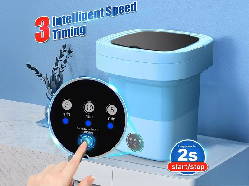 8L Portable Small Foldable mini Washing Machine