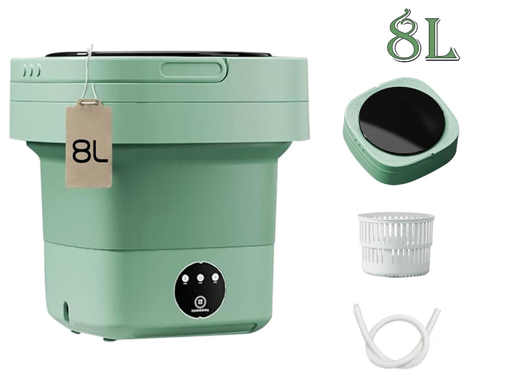 8L Portable Small Foldable mini Washing Machine