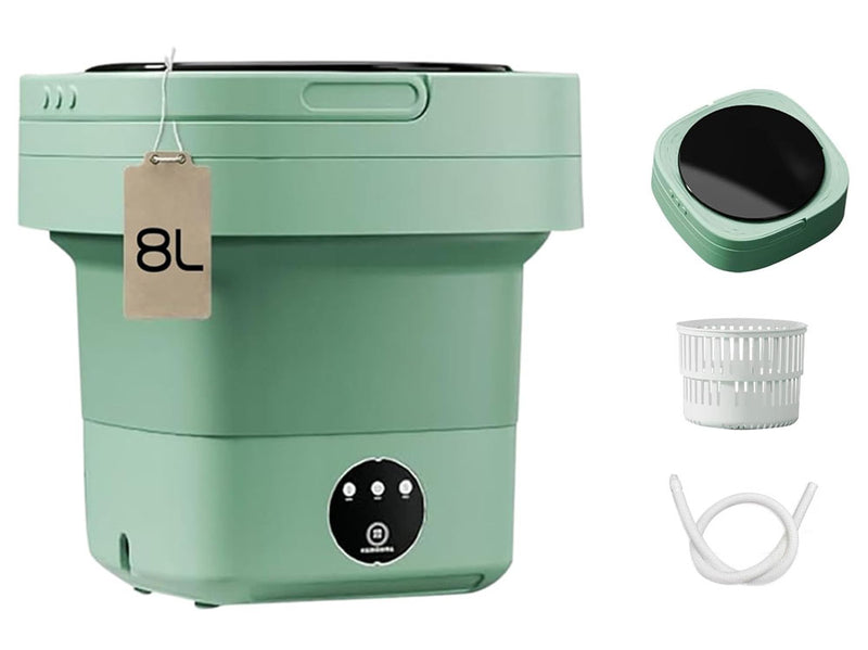 8L Portable Small Foldable mini Washing Machine