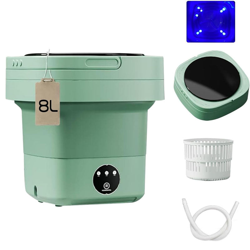 8L Portable Small Foldable mini Washing Machine