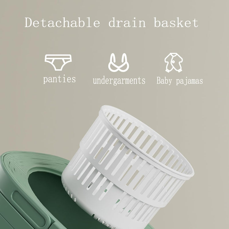 8L Portable Small Foldable mini Washing Machine