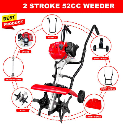 Rotary Hoe Tiller Cultivator