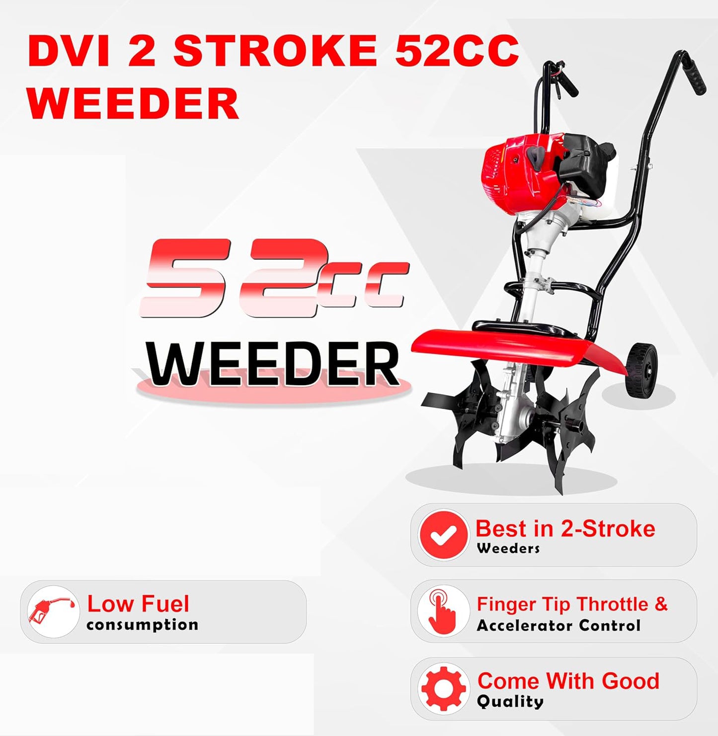 Rotary Hoe Tiller Cultivator