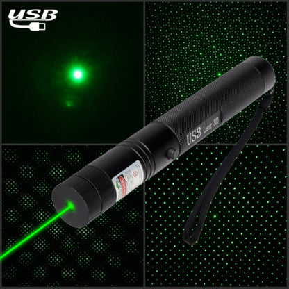 Green laser pointer pen with lanyard for easy carrying