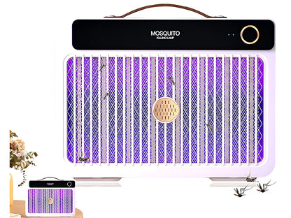 Fly zapper insect killer with USB power cable connected