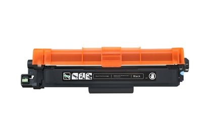 Close up of Brother TN233 TN237 black toner cartridge label