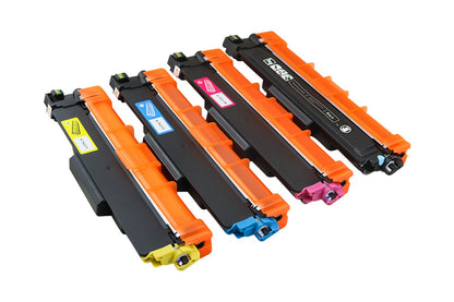 Close up of black toner cartridge TN233BK for Brother printers