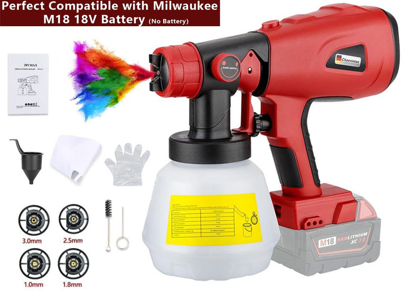 Rechargeable Electric Paint Spray Gun