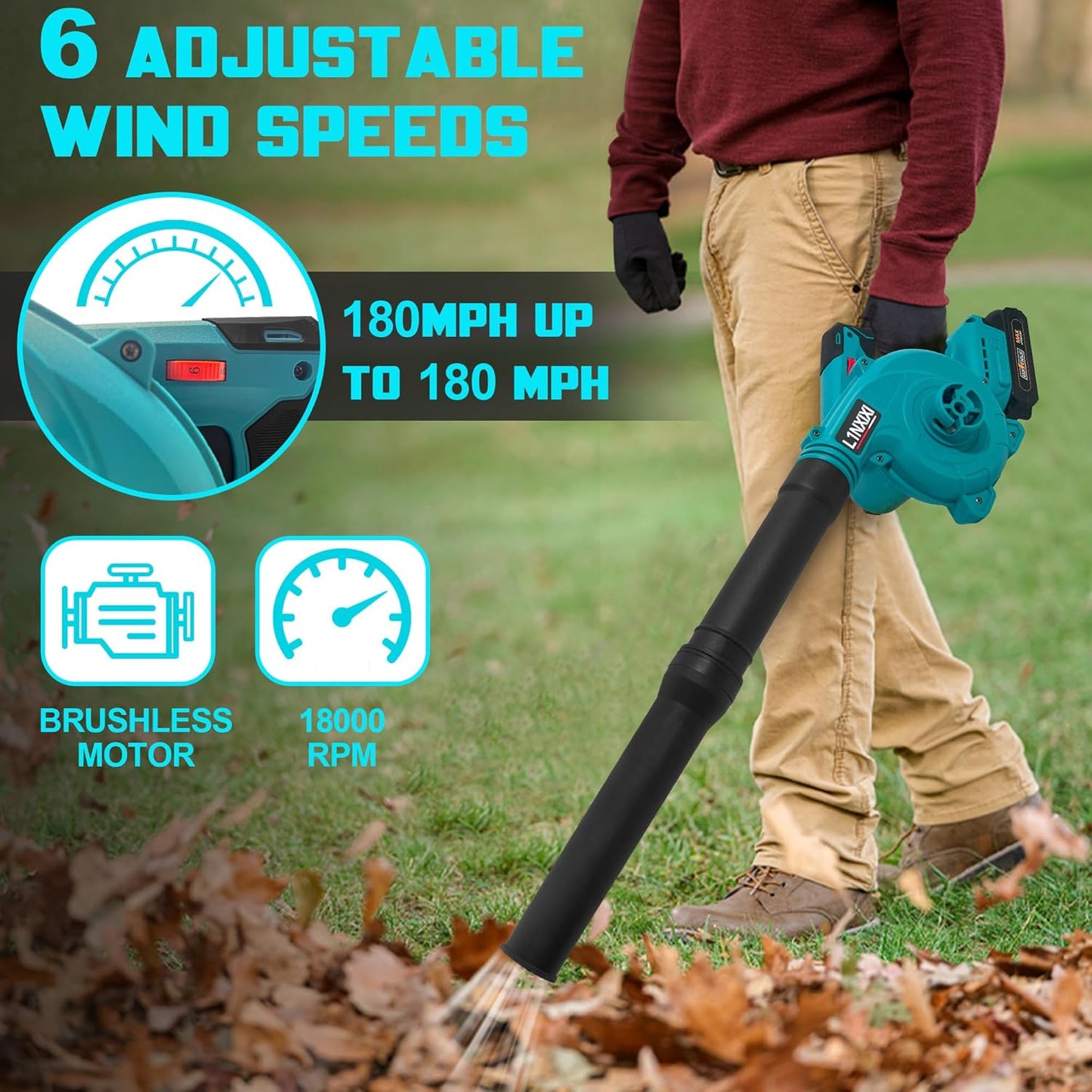 Leaf Blower for Makita Battery