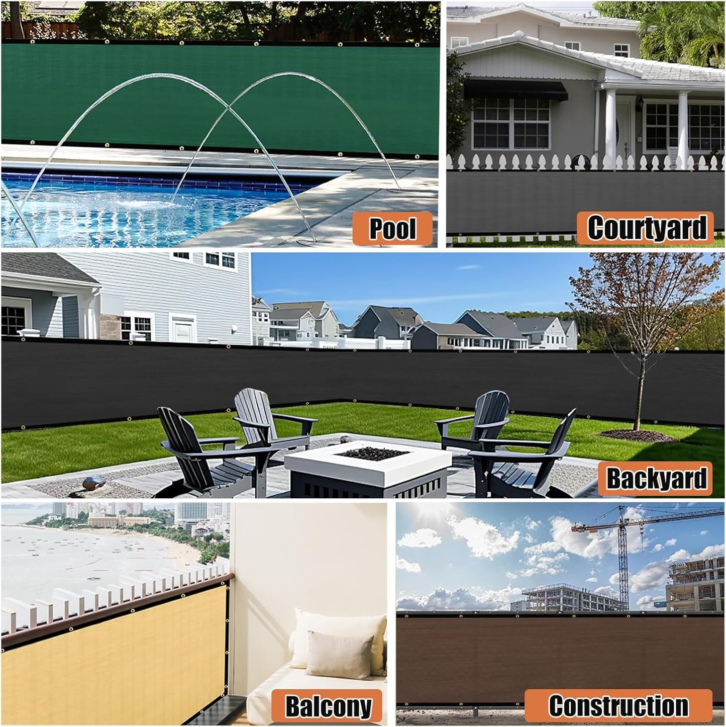 Privacy Netting Fence 90CMx10M