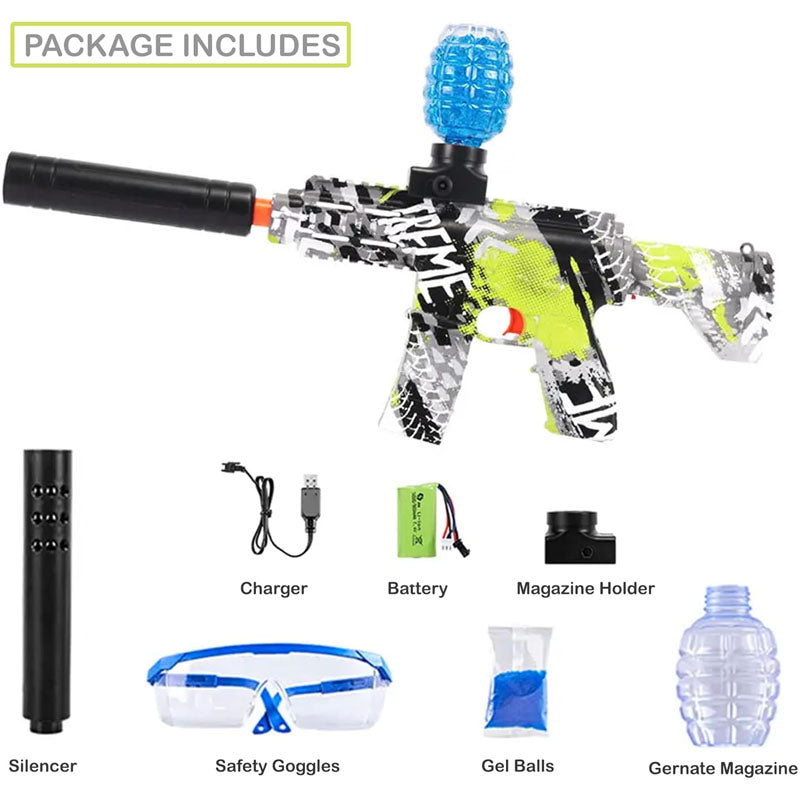 Electric gel blaster water toy with USB charging cable included