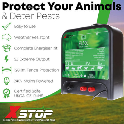 Electric Fence Energiser 120KM