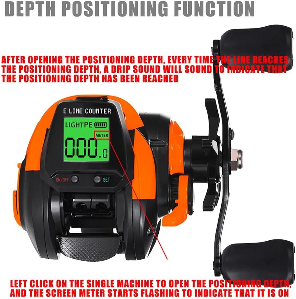 Fishing reel right hand model with smooth operation
