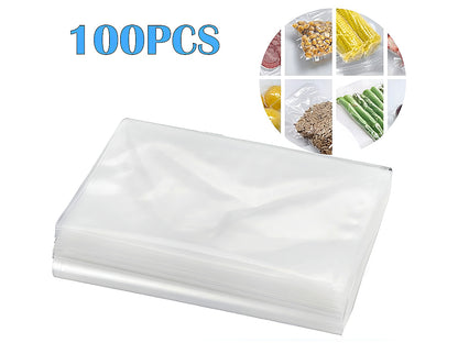 Close-up of vacuum sealer bags food saver embossed texture side