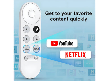 Chromecast Google TV remote replacement displaying easy grip design