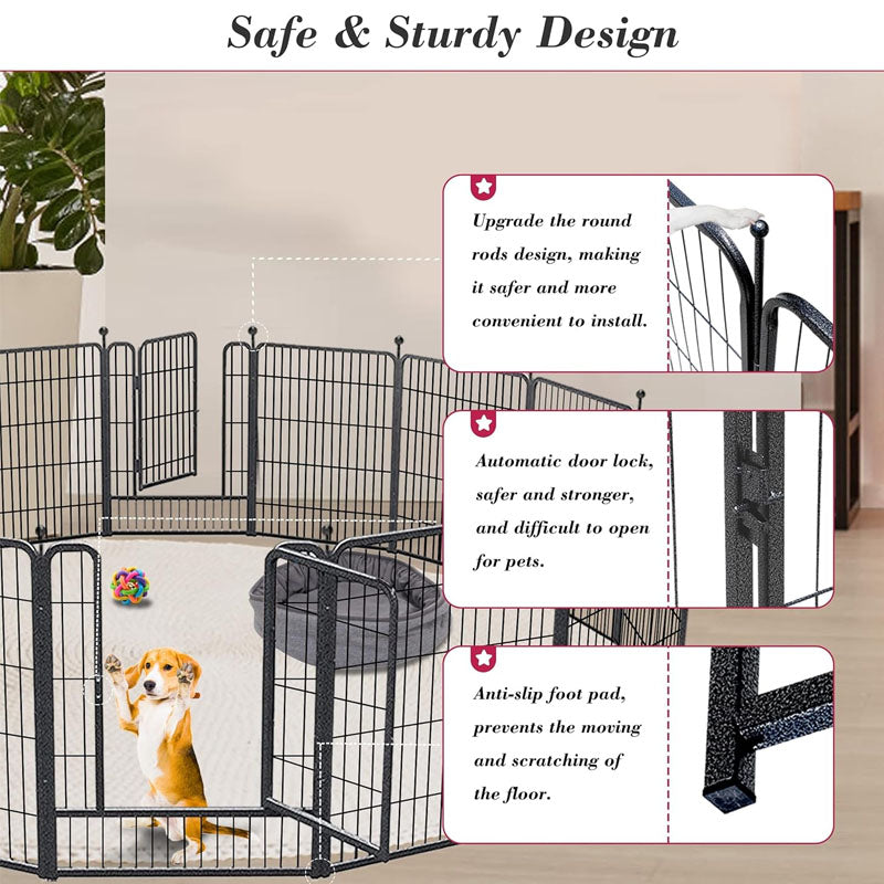 Dog Play Pen 10 Panel 80*80cm