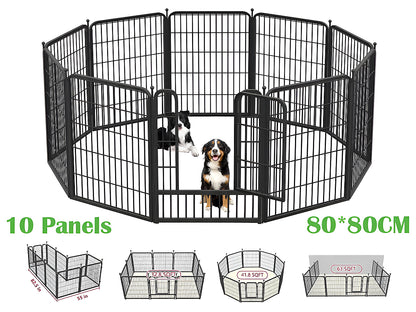 Pet Play Pen Dog Playpen Dog Fence 10 Panels