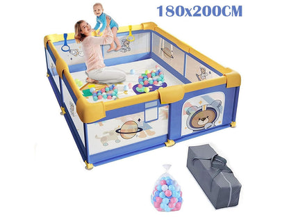 Portable Playpen Fence Gate Wall Fence Barrier