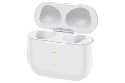 Close up of AirPods 3 charging case battery indicator
