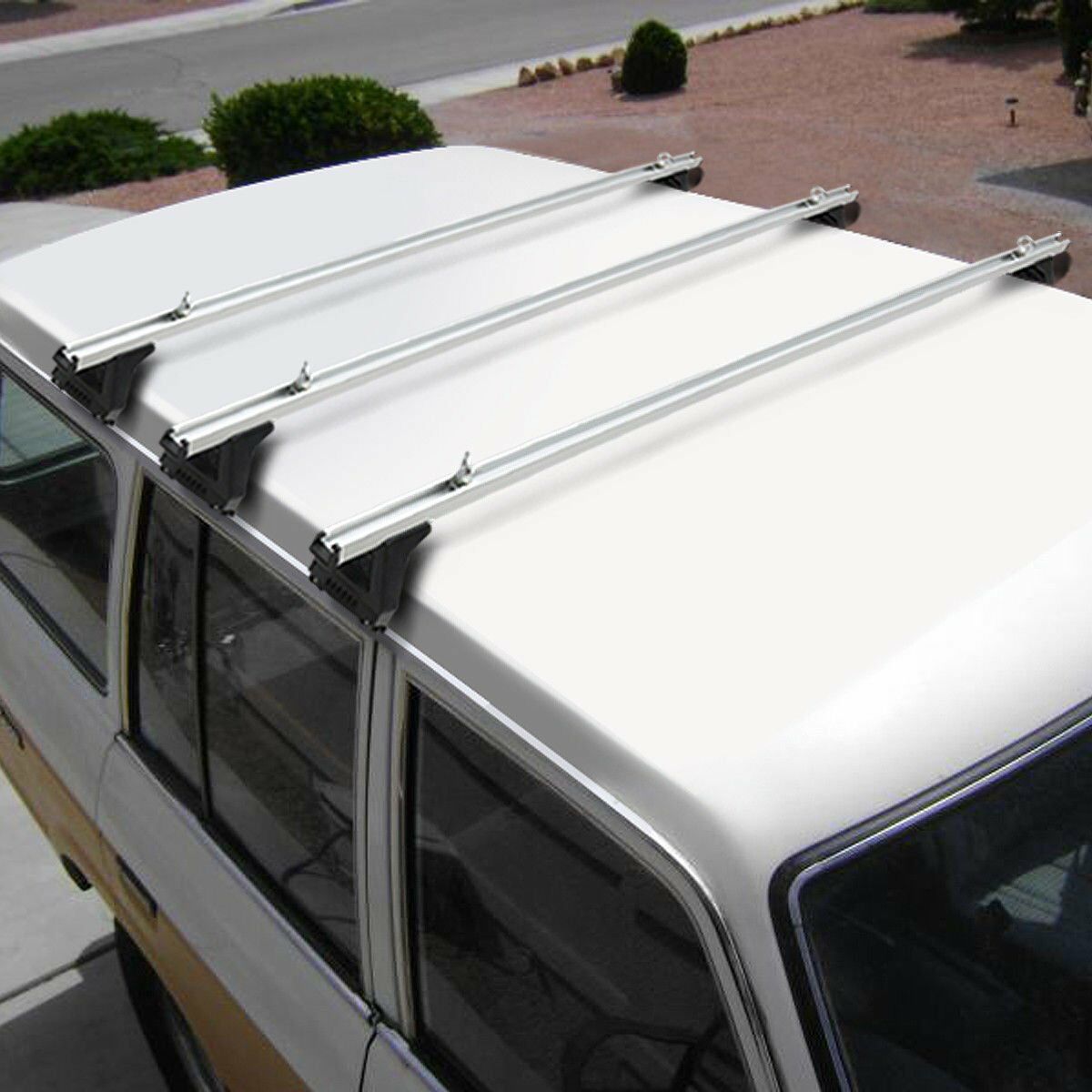 Installation manual and hardware for car roof racks universal