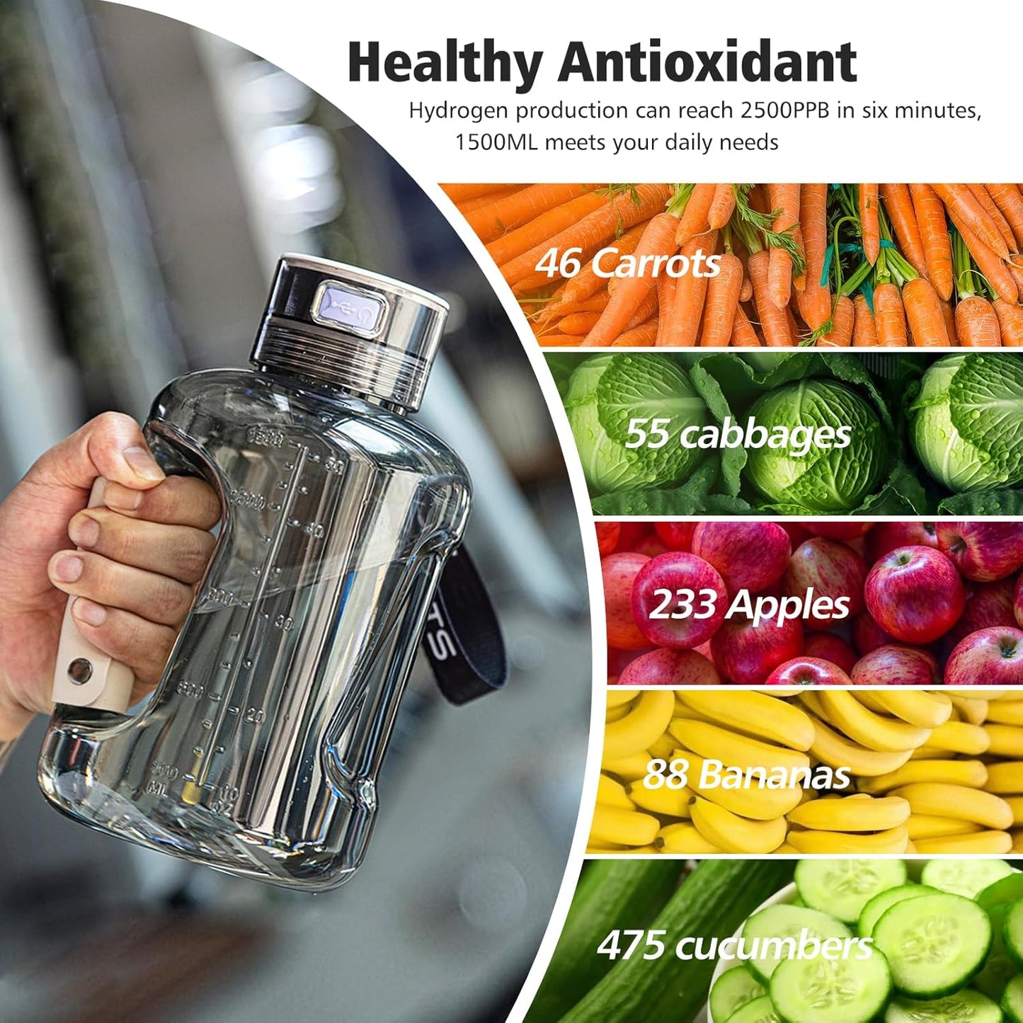 Hydrogen Water Generator Bottle