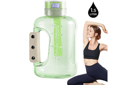 Top view of hydrogen water generator bottle with ergonomic handle