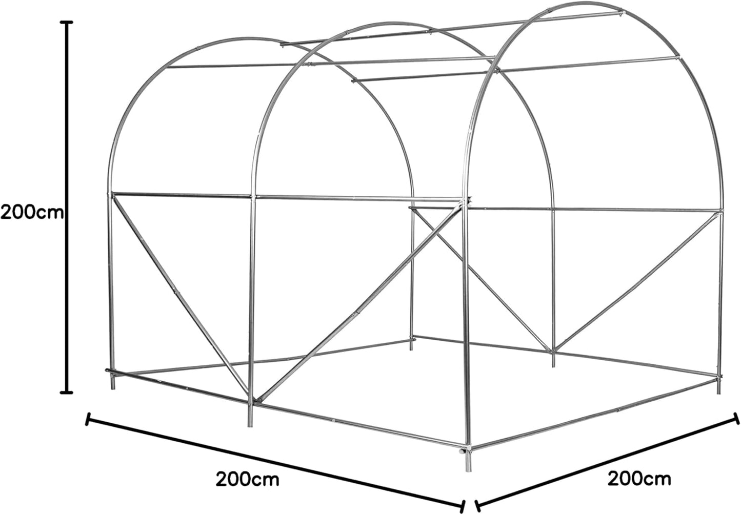 Walk in Greenhouse 2x2x2m
