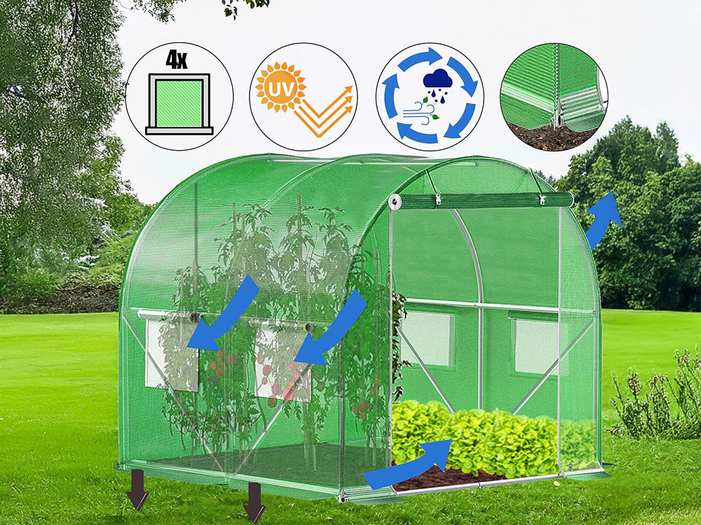 Walk in Greenhouse 2x2x2m