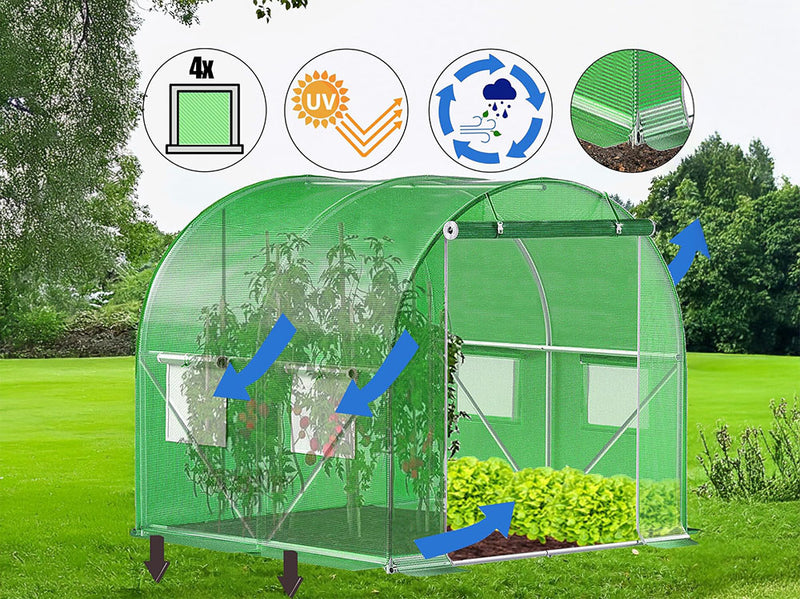 Walk in Greenhouse 2x2x2m