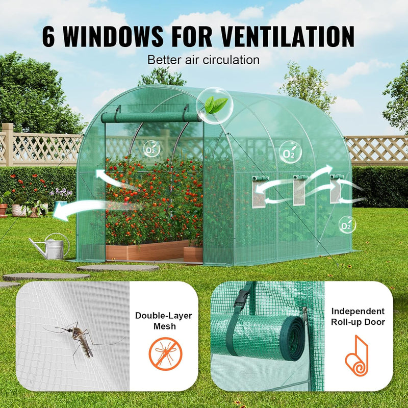Walk in Greenhouse 3x2x2m