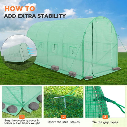 Walk in Greenhouse 4x2x2m