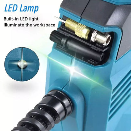 Cordless Car Tyre Inflator Pump Fits Makita 18V Battery