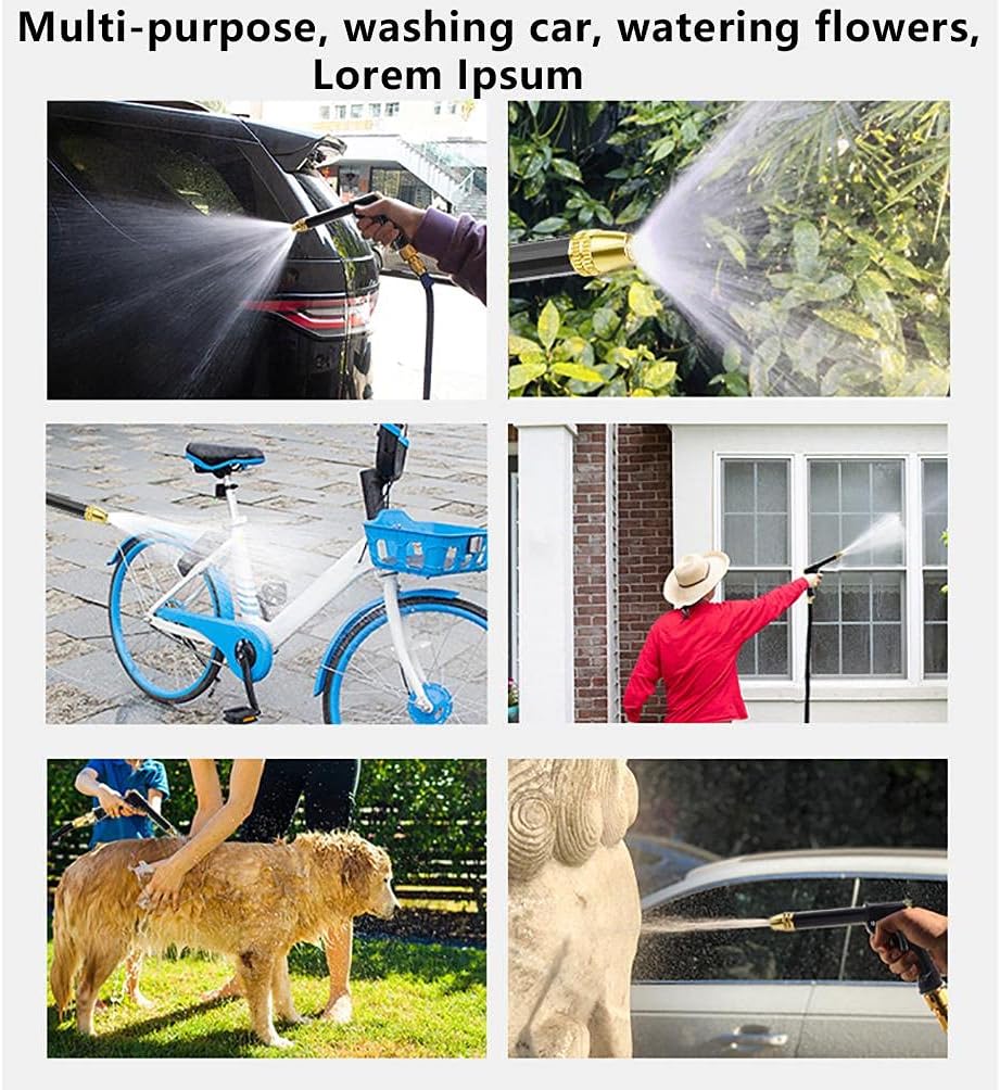 Expandable garden hose 75ft used for car washing