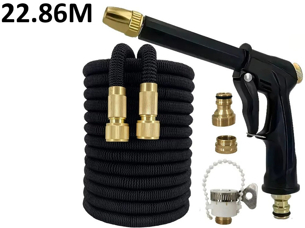 Expandable garden hose 75ft used for car washing